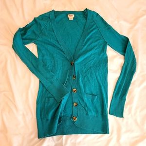 Teal Cardigan